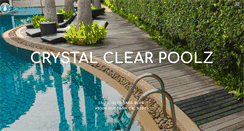 Desktop Screenshot of crystalclearpoolz.com